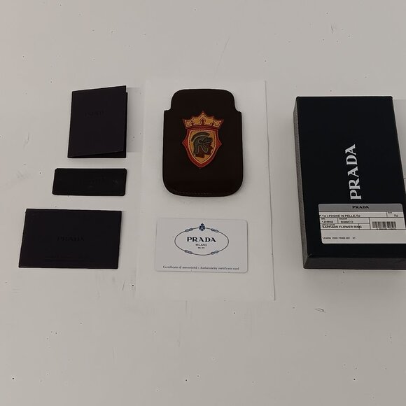 Prada Men's Card Holder - Brown - Picture 2 of 14